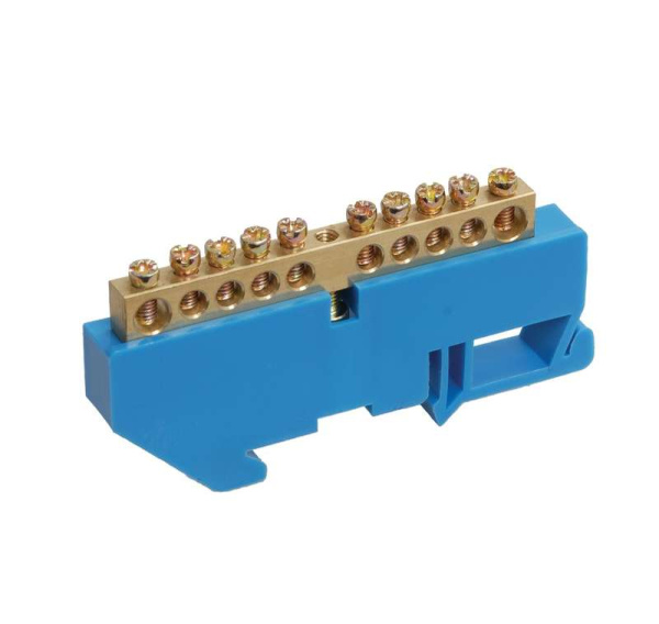 Шина нулевая на DIN-изол. ШНИ 8х12-8-Д-С ИЭК YNN10-812-8D-K07