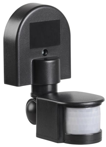 Детектор движения ДД 008 1100Вт угол обз. 180град. дальн. 12м IP44 черн. ИЭК LDD10-008-1100-002