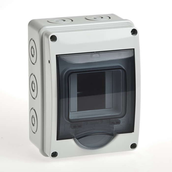 Бокс ОП Тусо 3мод.IP65 с верт.двер. Рувинил 69003