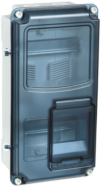 Корпус пластиковый ЩУРн-П 1/8 Krepta 5 IP66 PC IEK MSP1-N-08-55