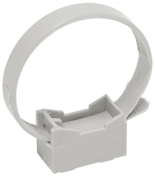 Держатель хомутный для труб со стяжкой CFF1 d16-32 сер. ELASTA IEK CTA10MP-CFF132-K41-100