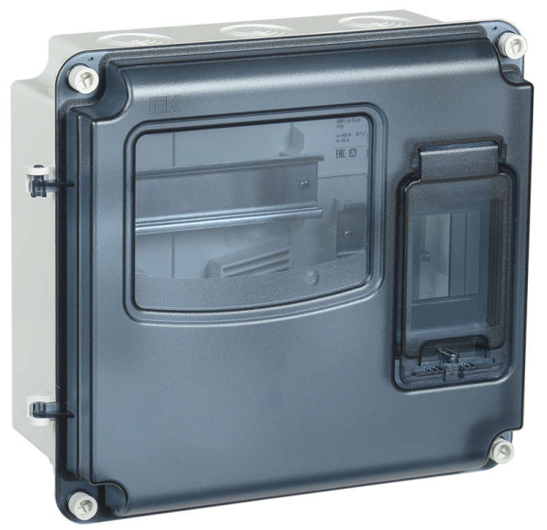 Корпус пластиковый ЩУРн-П 1/3 Krepta 3 IP66 PC IEK MSP1-N-03-66-L