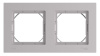 Рамка 2-м AtlasDesign Aqua IP44 алюм. SE ATN440302