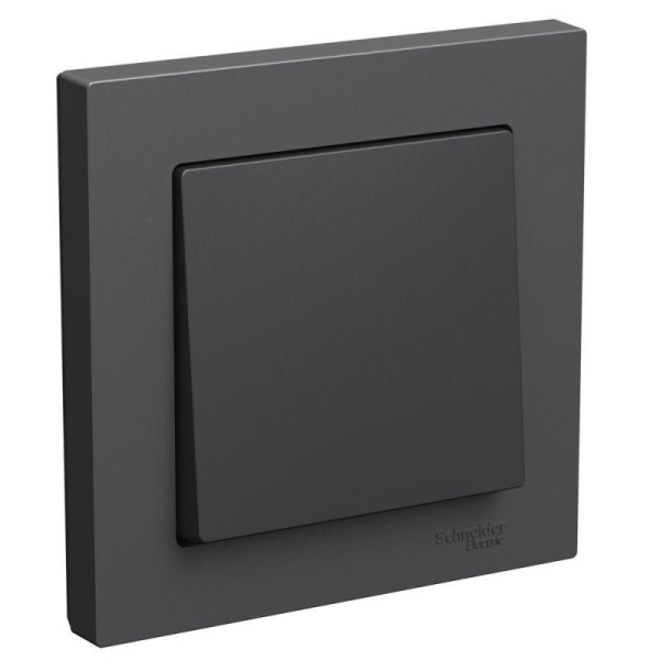 Выключатель 1-кл. СП AtlasDesign 10А IP20 (сх. 1) 10AX в сборе базальт SE ATN001412