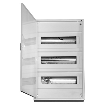 Щит навесной 3 ряда 36+6 мод. белая дверца IP40 N36ALFA W