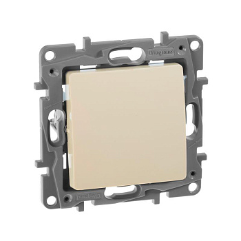 Механизм переключателя 1-кл. Etika винт. сл.кость. Leg. 672305