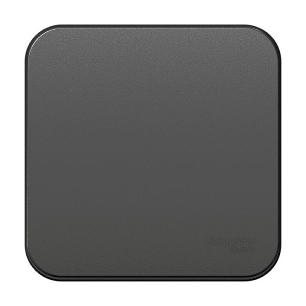 Переключатель проходной 1-кл. ОП Blanca 10А IP20 (сх.6) 250В с изолир.пласт. антрацит SE BLNVA106016