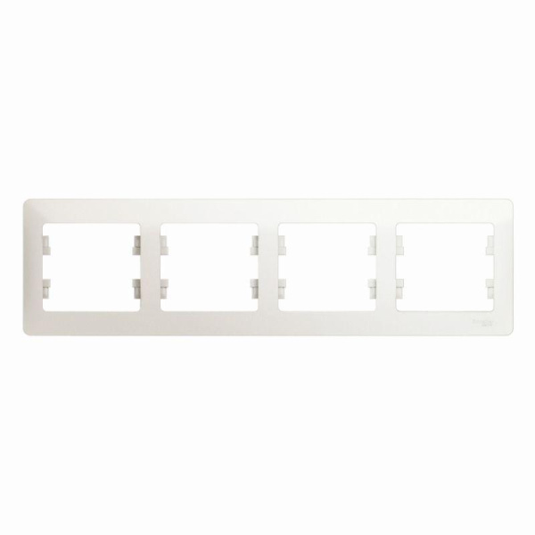 Рамка 4-м Glossa горизонт. перламутр SЕ GSL000604