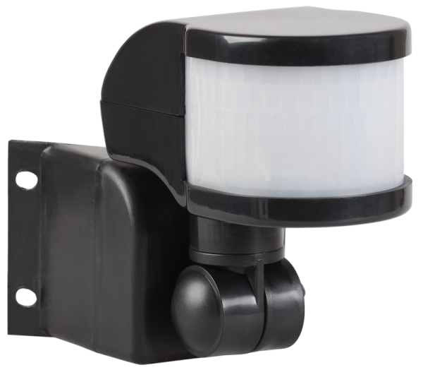 Детектор движения ДД 018 1100Вт угол обз. 270град. дальн. 12м IP44 черн. ИЭК LDD10-018B-1100-002