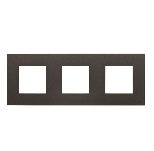 Рамка 3-м 6мод. Zenit антрацит ABB 2CLA227300N1801