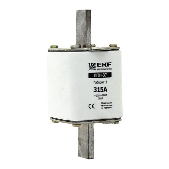 Вставка плавкая ППН-37 315А габарит 2 EKF fus-37/400/315 Вставка плавкая ППН-37 315А габарит 2 EKF fus-37/400/315