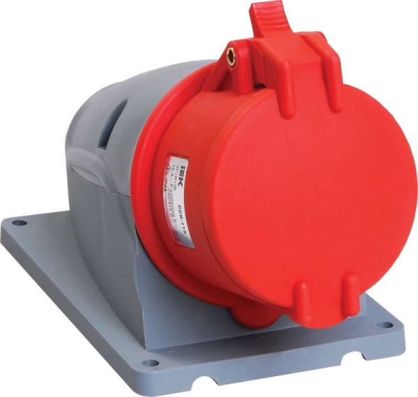 Розетка ОП Magnum 16А 380В 3P+PE+N ССИ-115 IP44 ИЭК PSN12-016-5