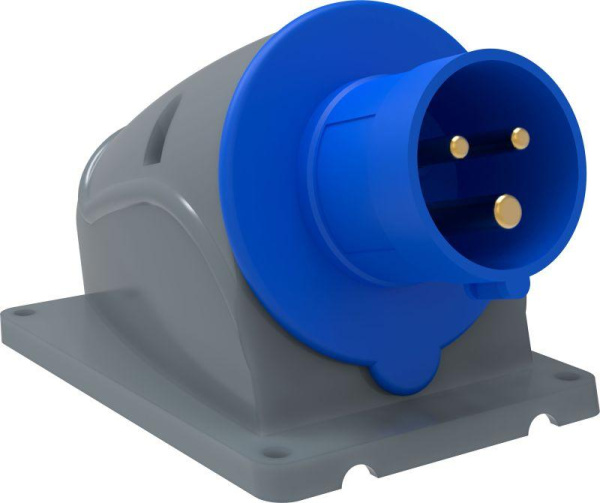 Вилка 513 стационарная 2P+PE 16А 220В IP44 MAGNUM ССИ-513 IEK PSN51-016-3