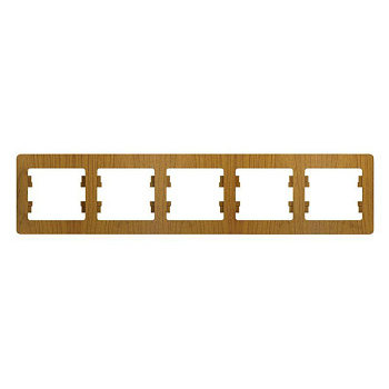 Рамка 5-м Glossa горизонт. дуб SЕ GSL000505