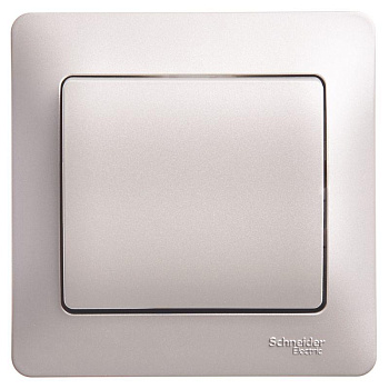 Выключатель 1-кл. Glossa 10А IP20 (сх. 1) 10AX в сборе платина SE GSL001212