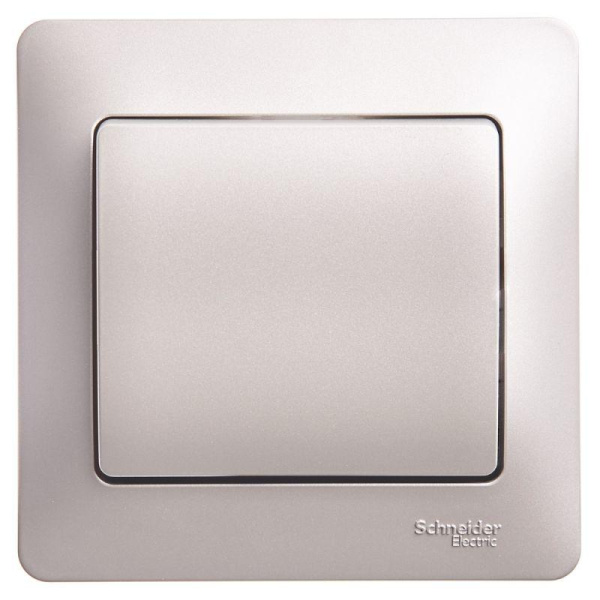 Выключатель 1-кл. Glossa 10А IP20 (сх. 1) 10AX в сборе платина SE GSL001212