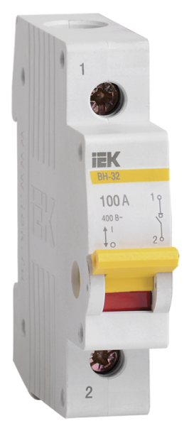 Выключатель нагрузки ВН-32 100А/1П IEK MNV10-1-100
