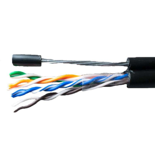 Кабель UTP 4х2х24AWG кат.5е медь с тросом Standart 305м (м)