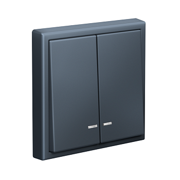 Выключатель 2-кл. ArtGallery (сх. 5а) 10AX с подсветкой механизм грифель SE GAL000753