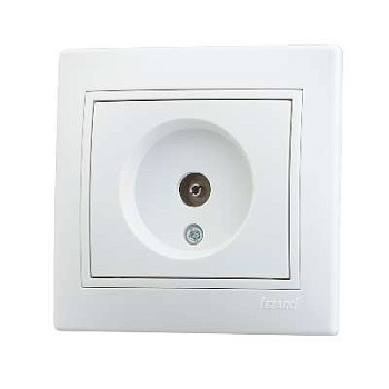 701-0202-130 Розетка TV оконечная Mira бел.Lezard