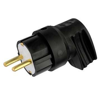 Вилка В16-416 с заземл. 16А угловая Без НДС п.п.1,16 п.1ст.118 НК