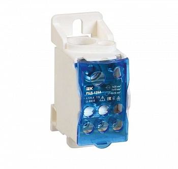 Блок распределительный на DIN-рейку РБД-125А ИЭК RBD-125