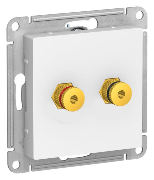 Аудиорозетка 2-м AtlasDesign лотос SE ATN001387