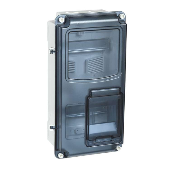 Корпус пластиковый ЩУРн-П 1/8 Krepta 3 IP66 PC IEK MSP1-N-08-66-L