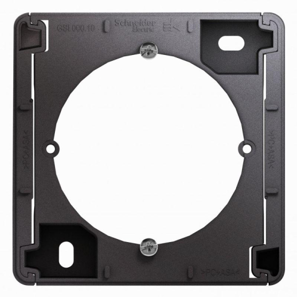 Коробка наруж. монтажа графит SE GSL001300