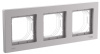 Рамка 2-м AtlasDesign Aqua IP44 алюм. SE ATN440303