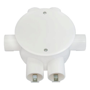 Коробка монтажная КМ-217 СП 140х140х54мм для трубопровода