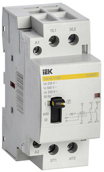 Контактор модульный КМ63-11МР с ручным управлением AC KARAT IEK MKK12-63-11