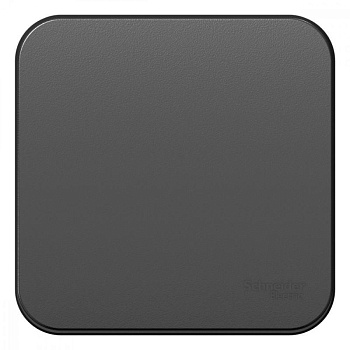 Выключатель 1-кл. ОП Blanca 10А IP20 (сх.1) 250В с изолир. пластиной антрацит SE BLNVA101016