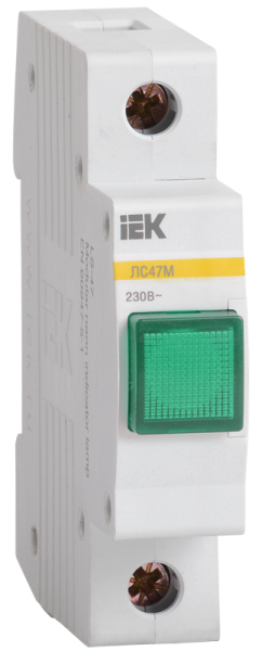 Лампа сигнальная ЛС-47М зел. ИЭК MLS20-230-K06