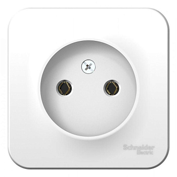 Розетка 1-м ОП Blanca 16А IP20 250В без заземл. без защ. шторок с изолир. пласт. бел SE BLNRA000111