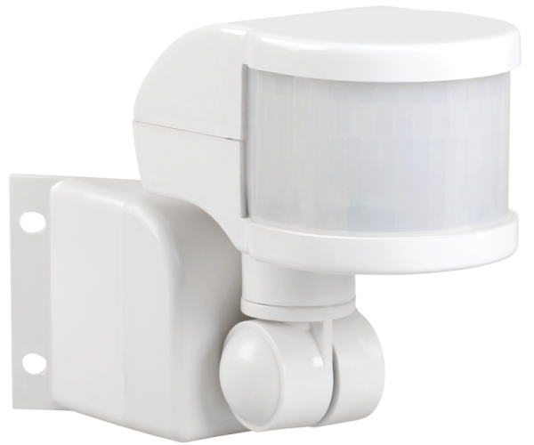 Детектор движения ДД 018 1100Вт угол обз. 270град. 2 полюс. дальн. 12м IP44 бел. ИЭК LDD10-018B-1100-001