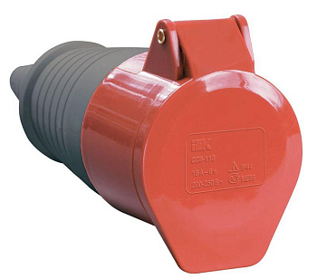 Розетка переносная 3P+PE+N 32А 380В ССИ-225 IP44 IEK PSR22-032-5