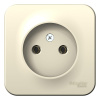 Розетка 1-м ОП Blanca 16А IP20 250В без заземл. без защ. шторок с изолир. пласт. молочный SE BLNRA000112
