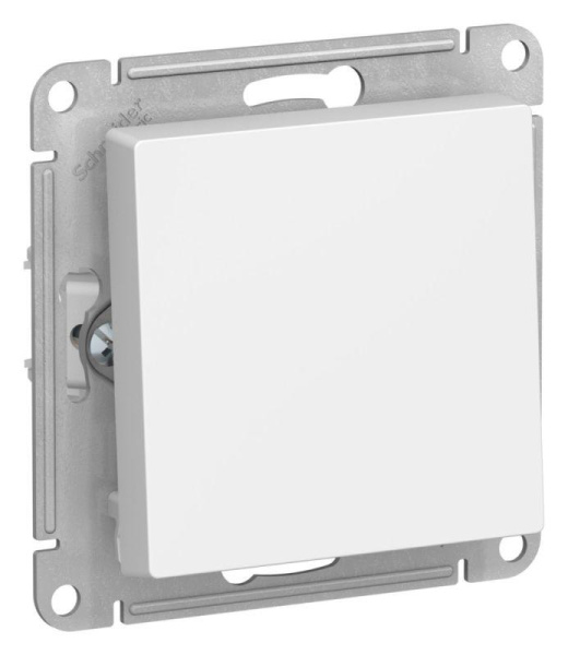 Выключатель 1-кл. СП AtlasDesign 10А IP20 (сх. 1) 10AX с самовозвратом механизм лотос SE ATN001315