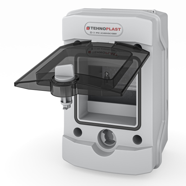 Щит навесной 1 ряд 4 мод. прозрачная дверца IP65 N4D