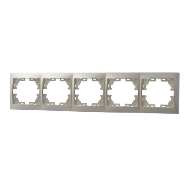 Рамка 5-м Мира горизонт. без вст. жемчуж. Lezard 701-3000-150